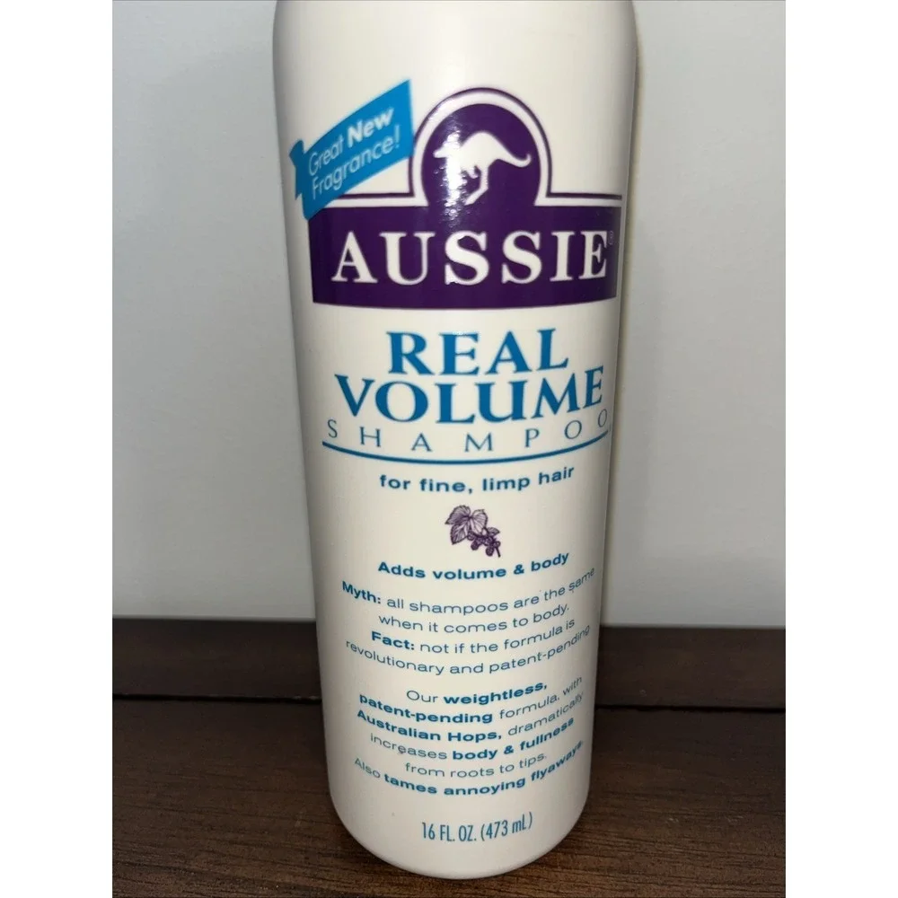 Vintage Aussie Real Volume Shampoo fine‎ limp hair Rare 1998 Discontinued